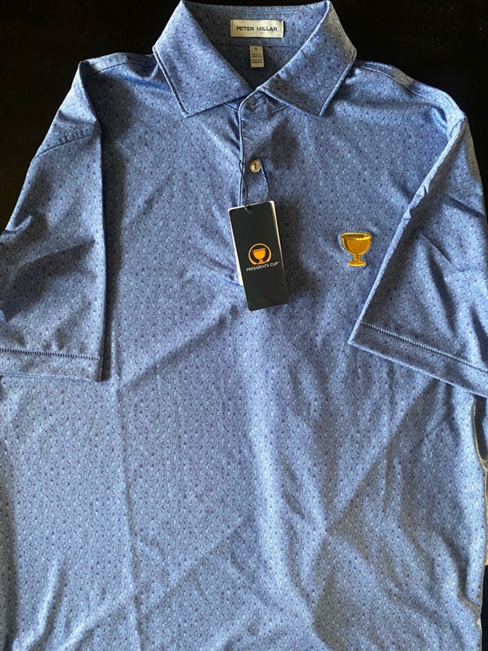 Peter Millar Presidents Cup size small Golf shirt Pina Skillada